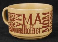 Mother Ma Mom Stoneware Soup Coffee Mug